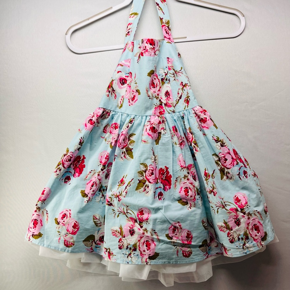 Miss KG Kids Floral Dress - Light Blue and‎ Pink